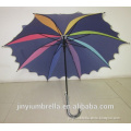 Straight rain stick umbrella light plastic handle straight umbrella